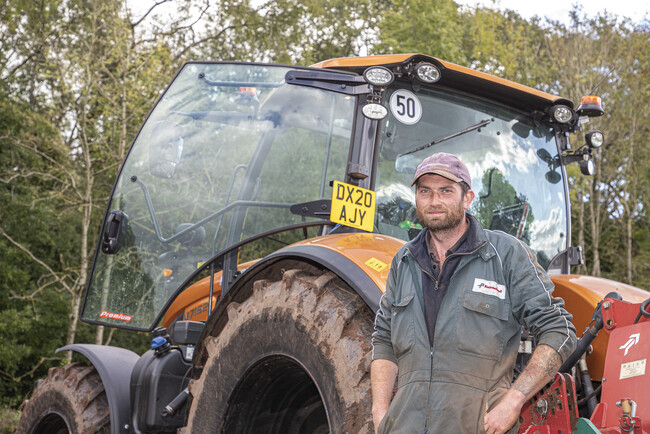 Gareth Bennett Kverneland Exacta CL GEOSPREAD customer UK