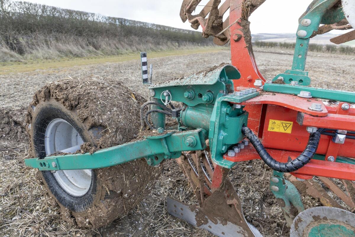 Kverneland plough depth wheel