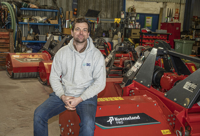 David Knight Kverneland Flail Chopper Customer UK